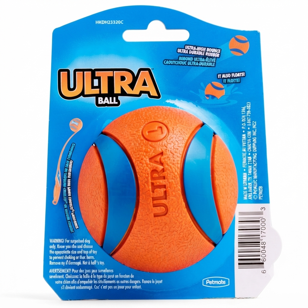Dailypets Large Rubber Fetch Ball for Dogs with High Bounce Floating Design