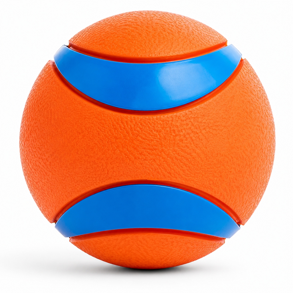 Dailypets Large Rubber Fetch Ball for Dogs with High Bounce Floating Design