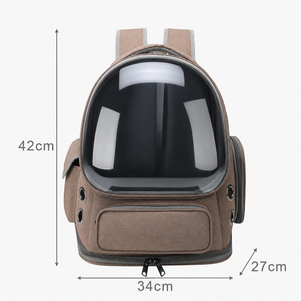 Dailypets Cat Travel Backpack, Ventilated Space Capsule Carrier Bag