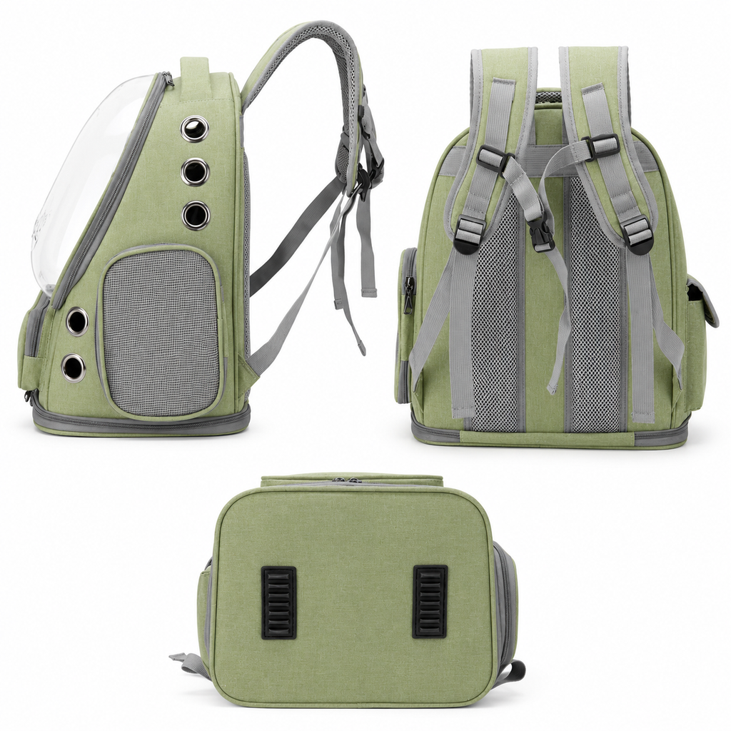 Dailypets Cat Travel Backpack, Ventilated Space Capsule Carrier Bag
