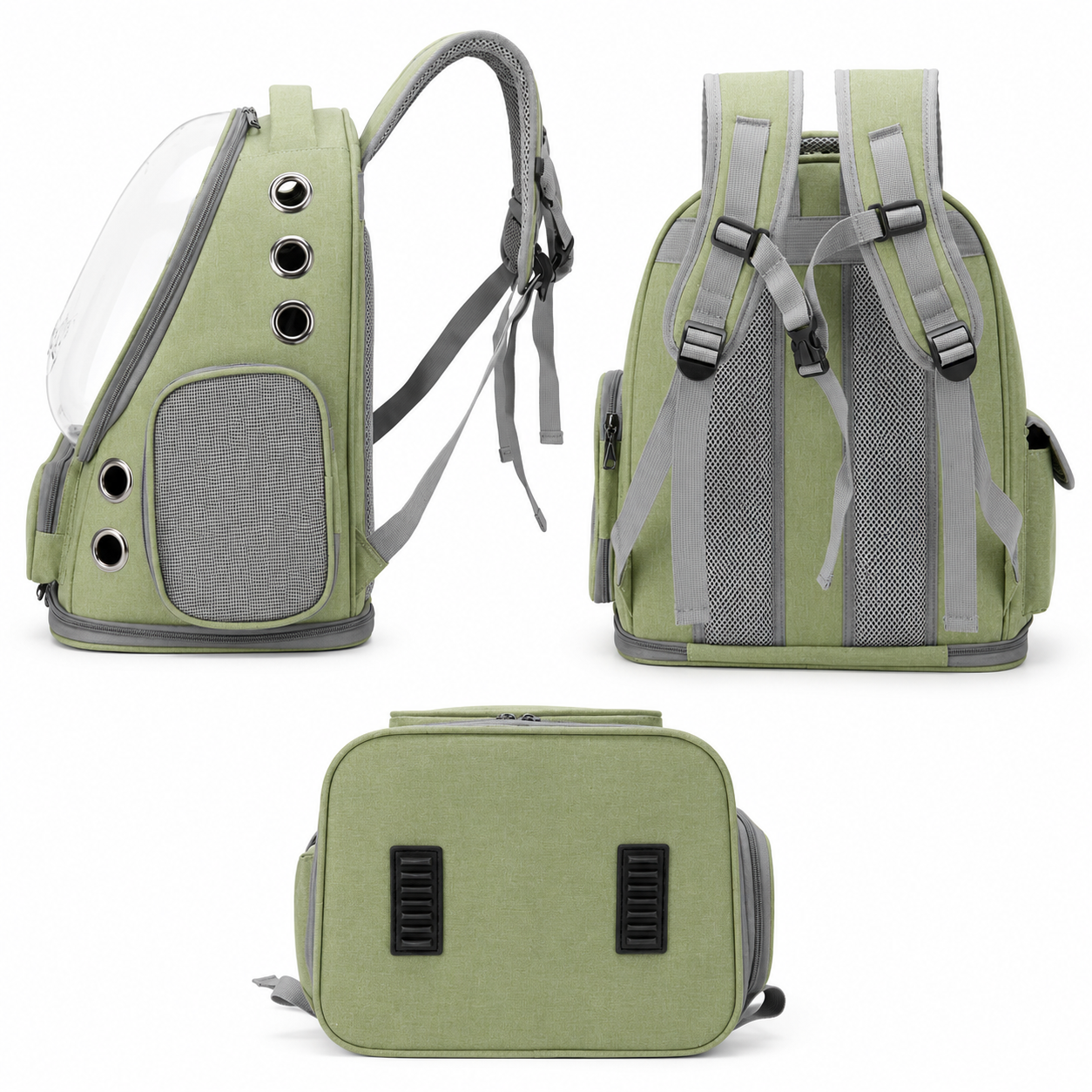 Dailypets Cat Travel Backpack, Ventilated Space Capsule Carrier Bag