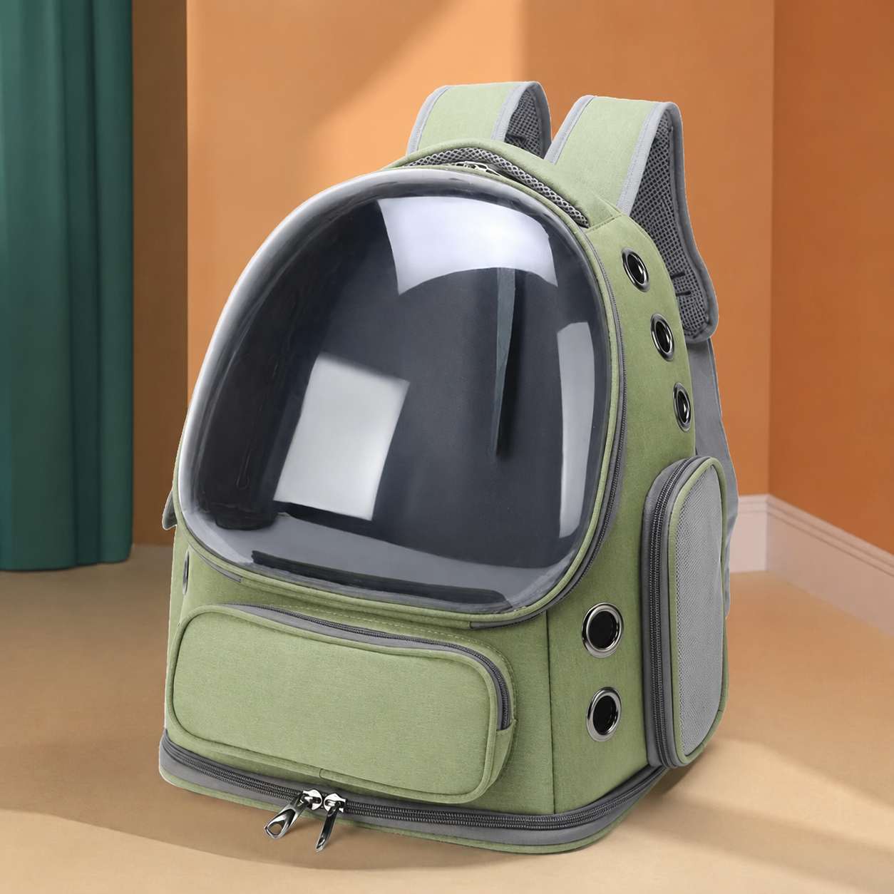 Dailypets Cat Travel Backpack, Ventilated Space Capsule Carrier Bag
