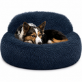 Dailypets Plush Donut Dog Bed with Soft Bolster Support