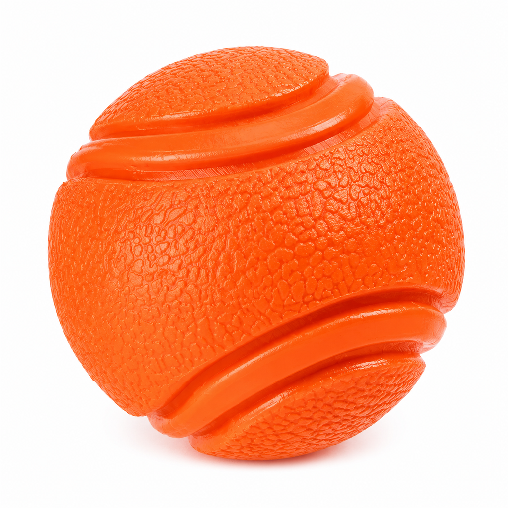 Dailypets Durable Rubber Dog Ball for Fetch, Chewing & Teeth Cleaning