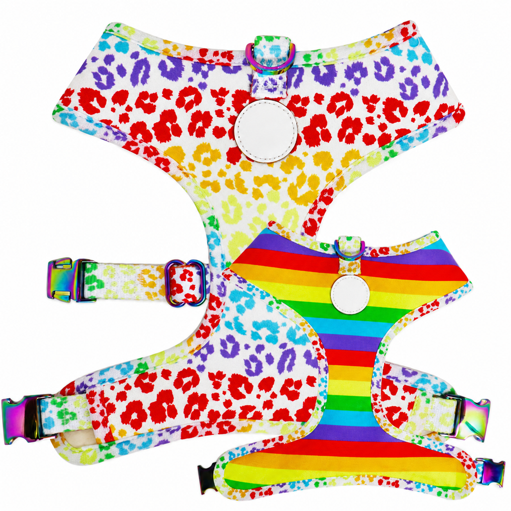 Dailypets Reversible Dog Harness Dual Print Dog Walking Vest