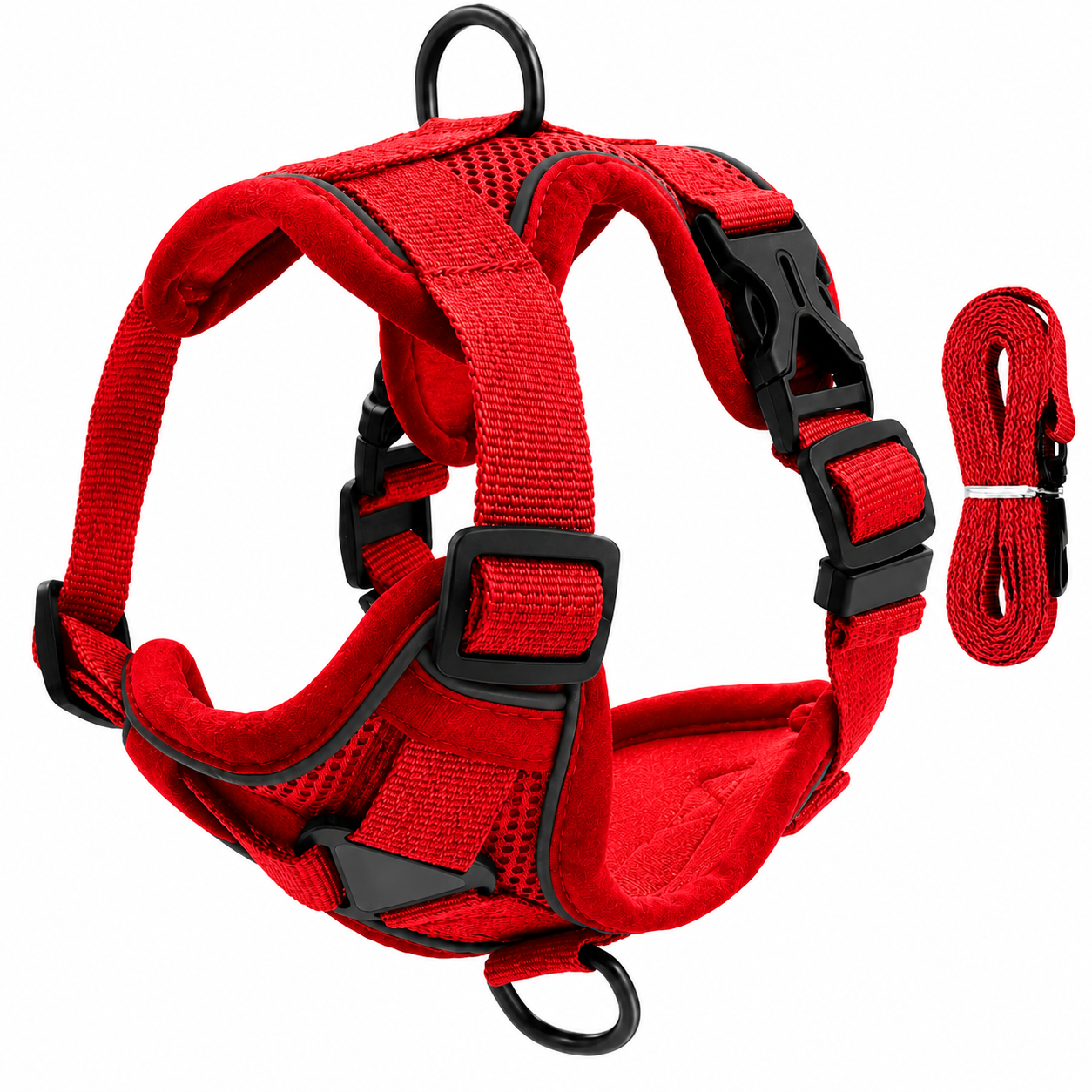 Dailypets Escape Proof Pet Harness with Reflective Breathable Mesh for Daily Walks