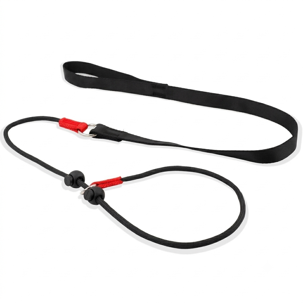 Dailypets 2-in-1 Nylon Slip Lead for Dogs with Adjustable Training Loop & 200 cm Lead