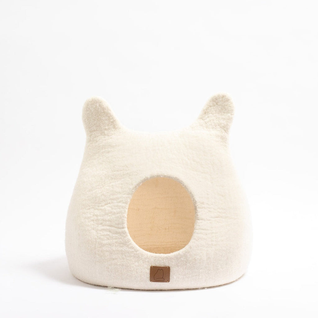 Dailypets Luxury Felted Wool Cat Cave for Indoor Cats