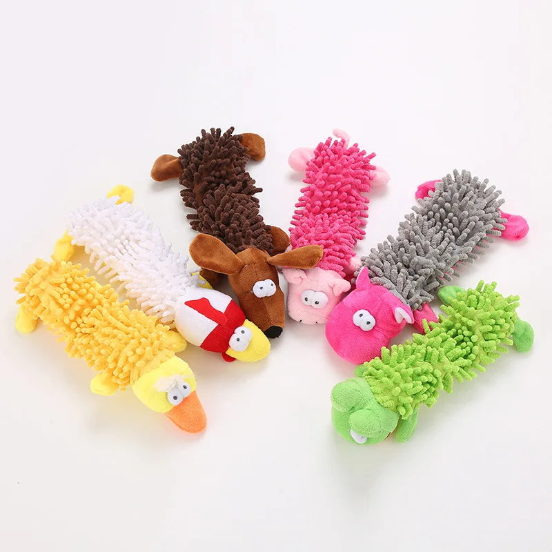 Dailypets Plush Squeaky Dog Toy Gentle Play Plush