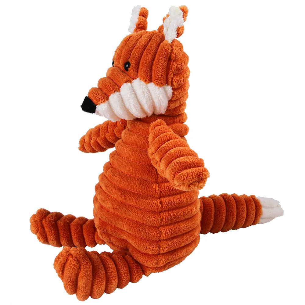 Dailypets Playtime Pals Squeaky Dog Toy – Assorted Animal Characters