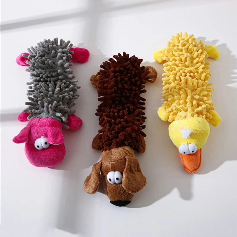 Dailypets Plush Squeaky Dog Toy Gentle Play Plush