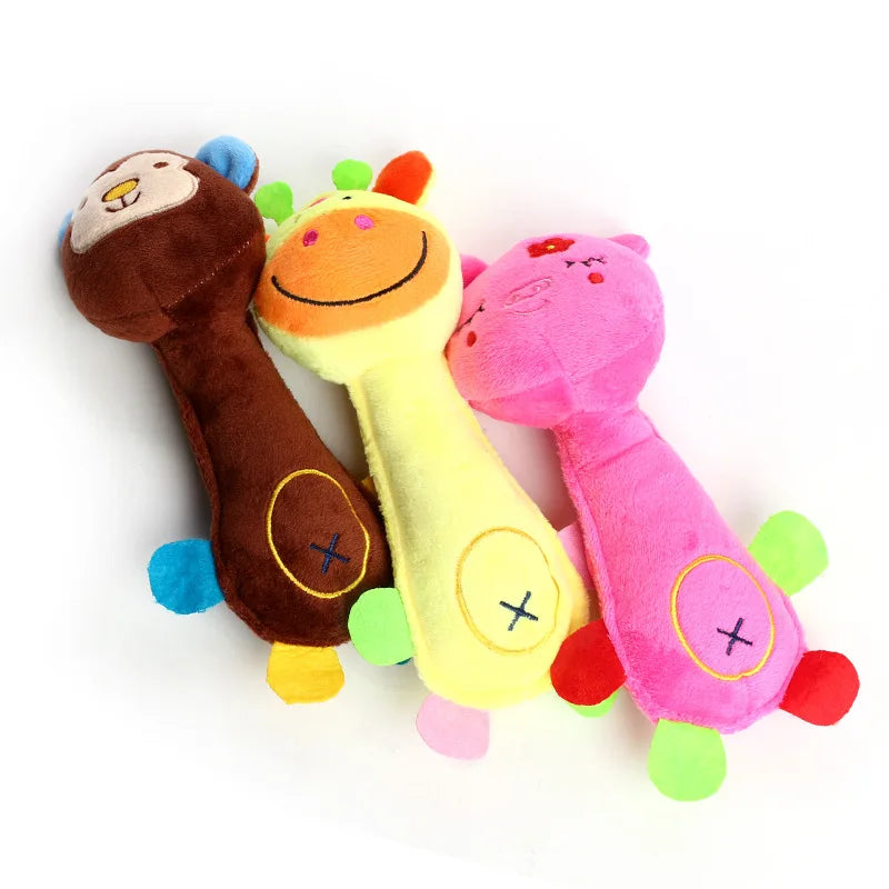 Dailypets Plush Squeaky Dog Toy Gentle Play Plush