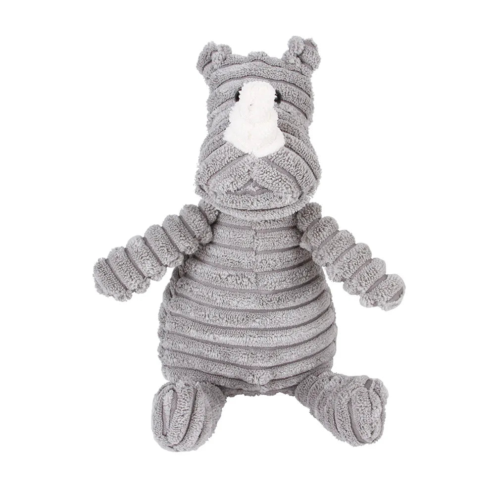 Dailypets Playtime Pals Squeaky Dog Toy – Assorted Animal Characters