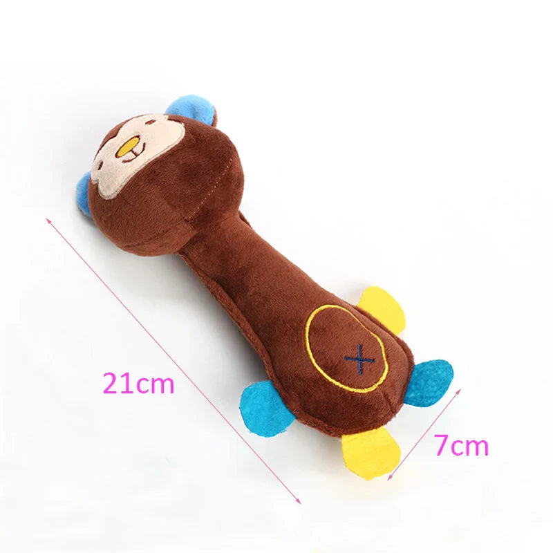 Dailypets Plush Squeaky Dog Toy Gentle Play Plush
