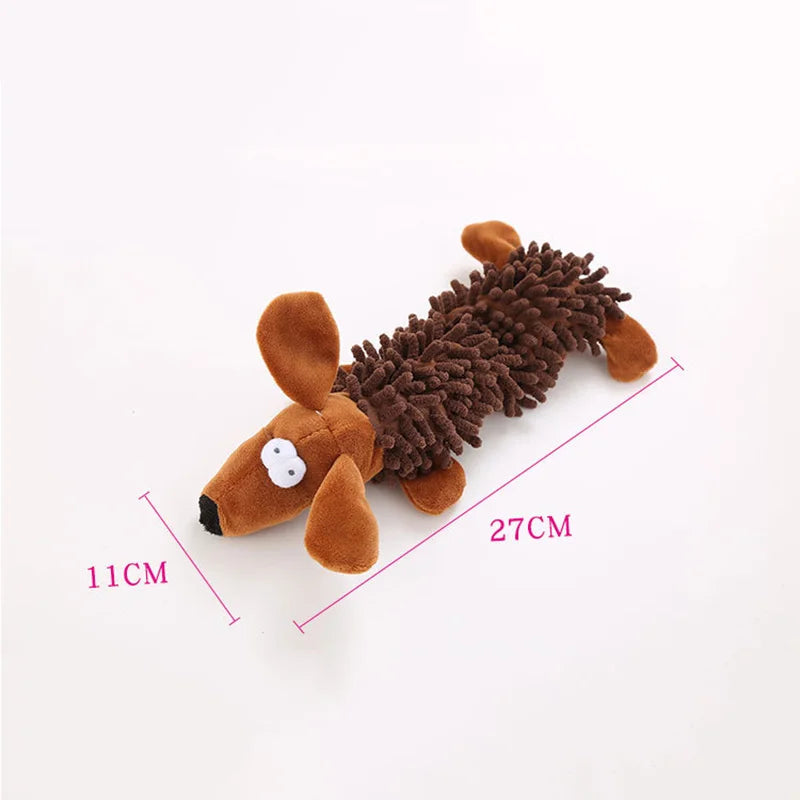 Dailypets Plush Squeaky Dog Toy Gentle Play Plush