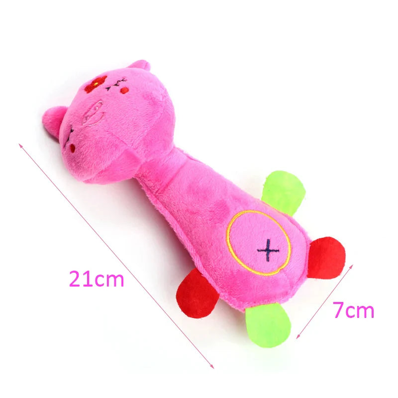 Dailypets Plush Squeaky Dog Toy Gentle Play Plush