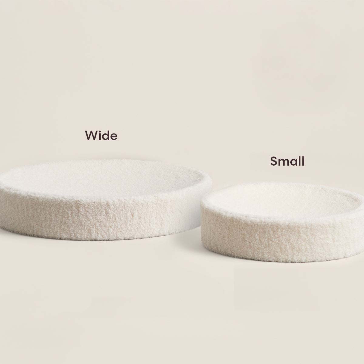 Dailypets Soft Cat Nest Bed – Faux Shearling Round Cushion