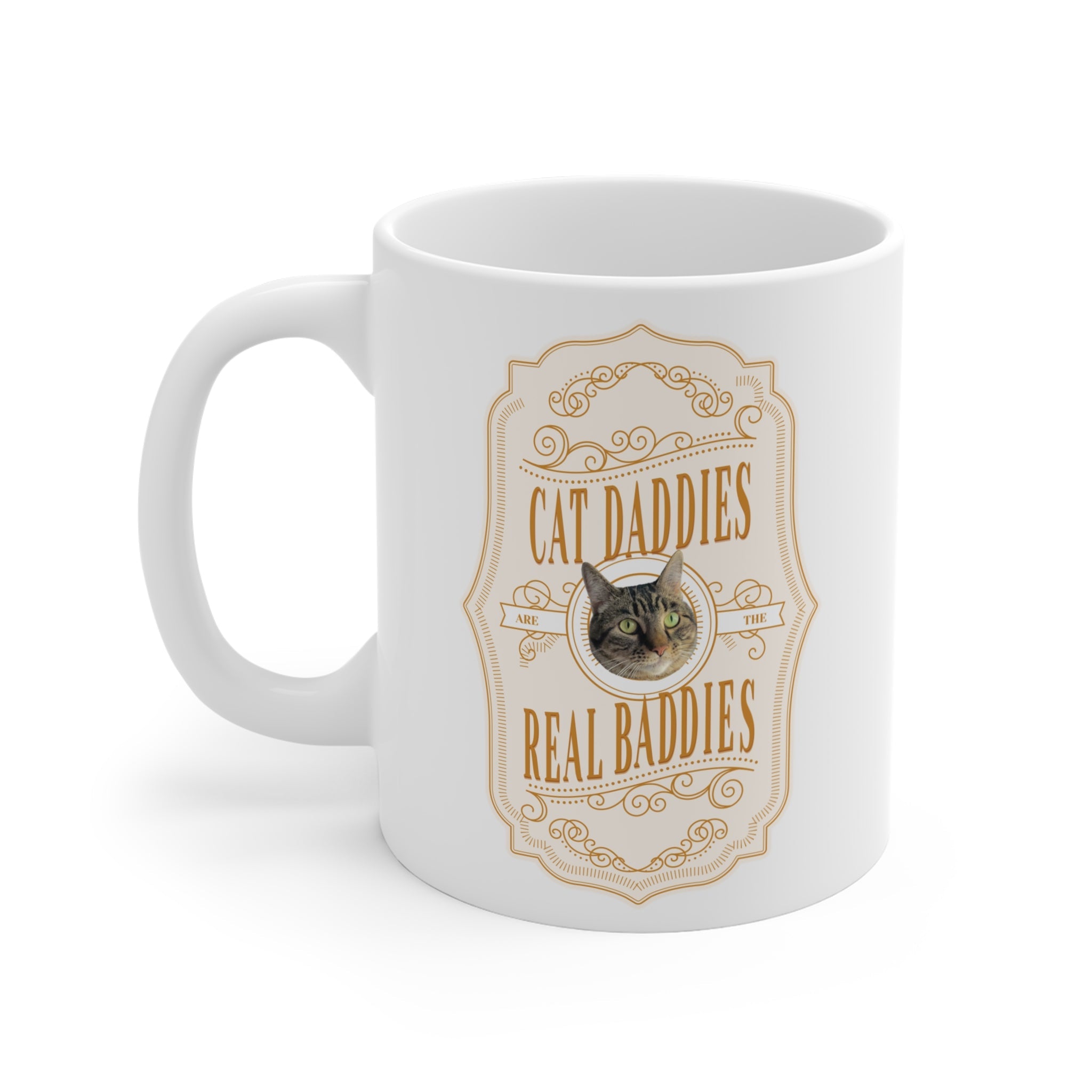 Dailypets Custom Cat Dad Photo Coffee Mug