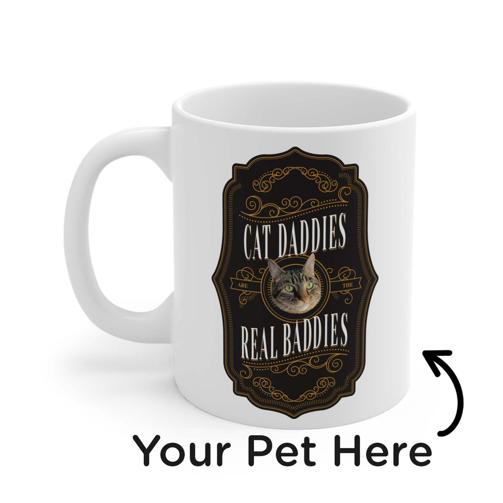 Dailypets Custom Cat Dad Photo Coffee Mug