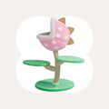 Dailypets Cat Tree Monster Flower Design with Sisal Scratching Posts