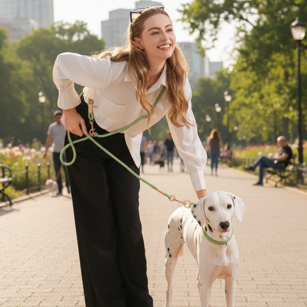 Dailypets Multi-Function Dog Leash with Hands-Free Wear and 240 cm Adjustable Length