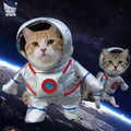 Dailypets Astronaut Cat Costume with Space-Themed Design for Photos and Special Events