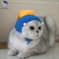 Dailypets Pearl Girl Knitted Cat Hat with Elegant Pearl Accents