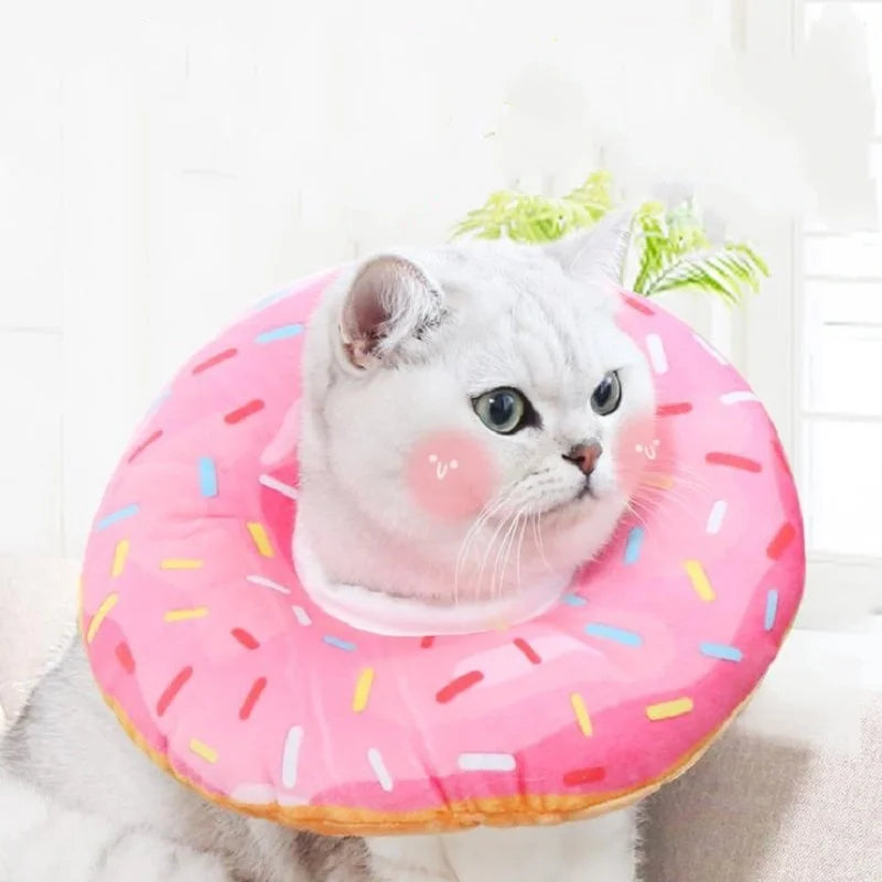 Dailypets Adjustable Soft Recovery Collar for Dogs and Cats with Comfortable Donut Design