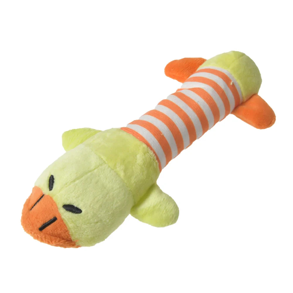 Dailypets Plush Squeaky Dog Toy Assorted Dinosaur Dog Plush