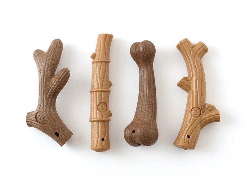 Dailypets Woodland Chew Stick Dog Toy – Assorted Branch & Bone Designs