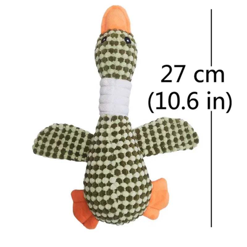 Dailypets Plush Squeaky Dog Toy Indoor Duck Play Plush