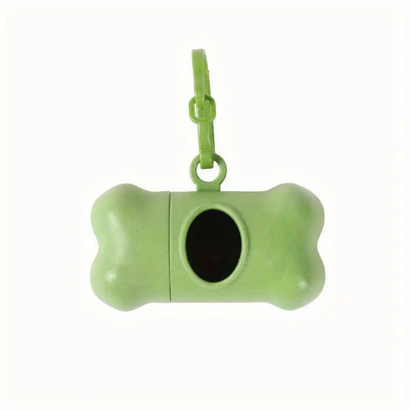 Dailypets Bone Poop Bag Dispenser – Clip-On Holder for Dog Walks