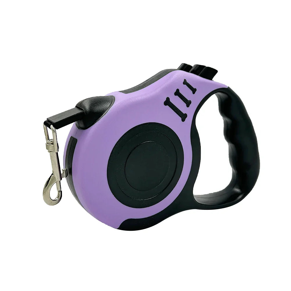 Dailypets Lock Control Dog Lead – Retractable Nylon Leash in Assorted Colours
