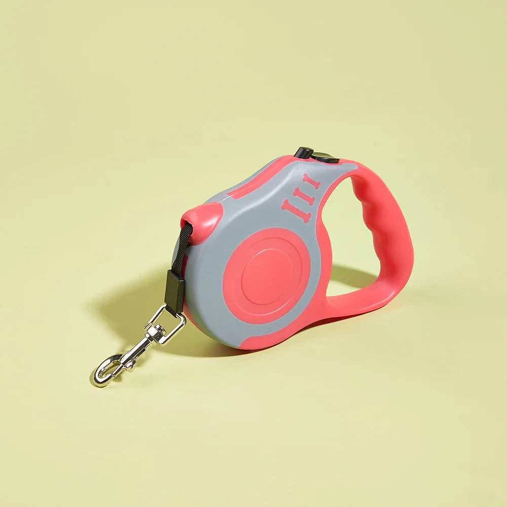 Dailypets Lock Control Dog Lead – Retractable Nylon Leash in Assorted Colours
