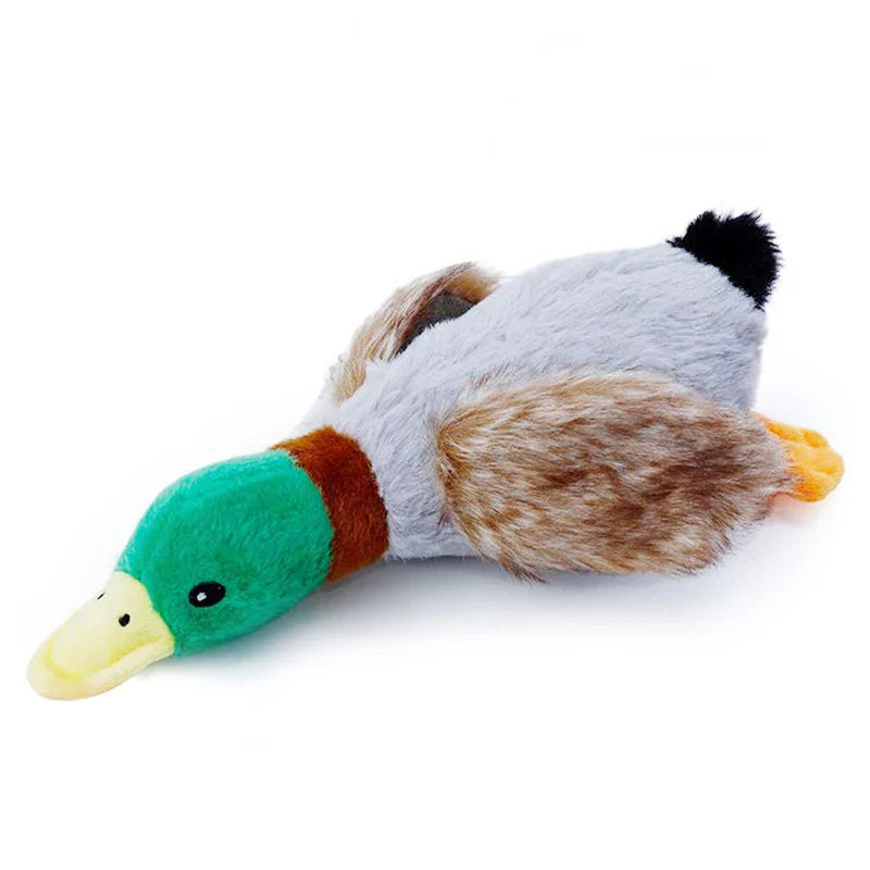 Dailypets Plush Squeaky Dog Toy Duck Design Daily Play