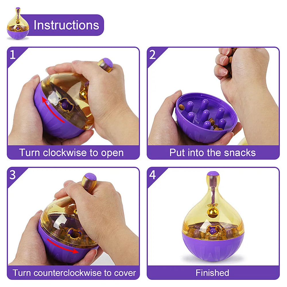 Dailypets Interactive Food Dispenser for Dogs – Slow Feeding & IQ Training