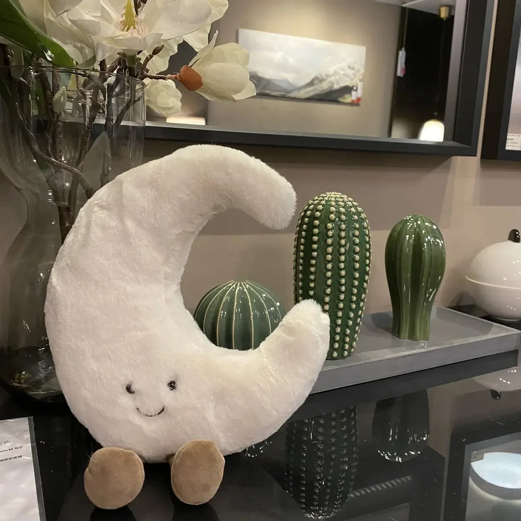 Dailypets Plush Cushion Sun and Moon Huggable Plush Pillow