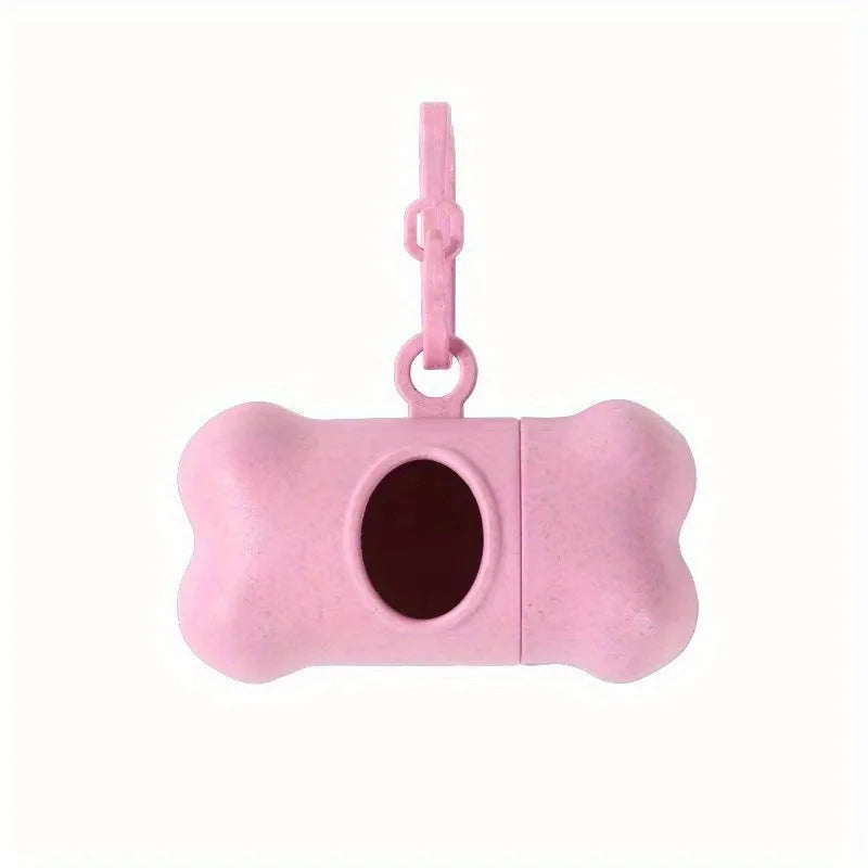 Dailypets Bone Poop Bag Dispenser – Clip-On Holder for Dog Walks