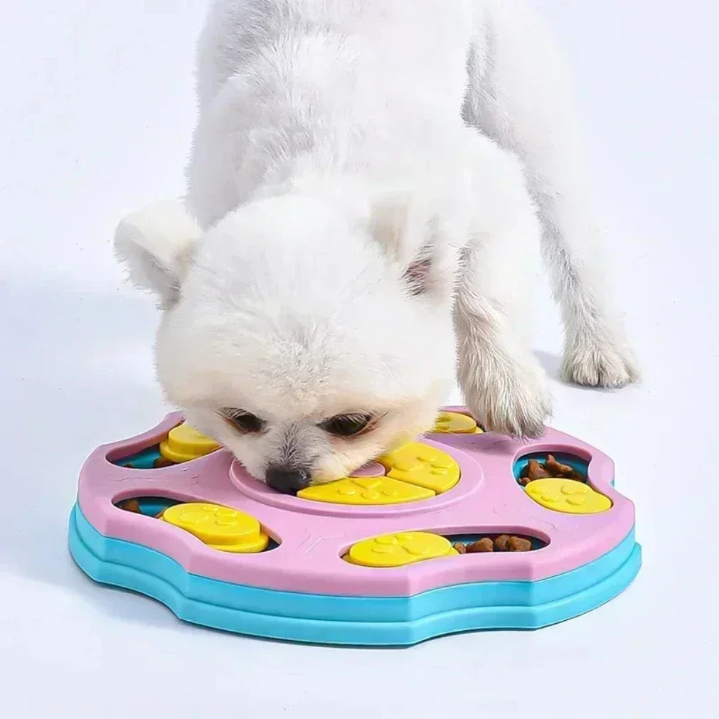 Dailypets Dog Treat Puzzle Feeder – Interactive Slow Food Tray