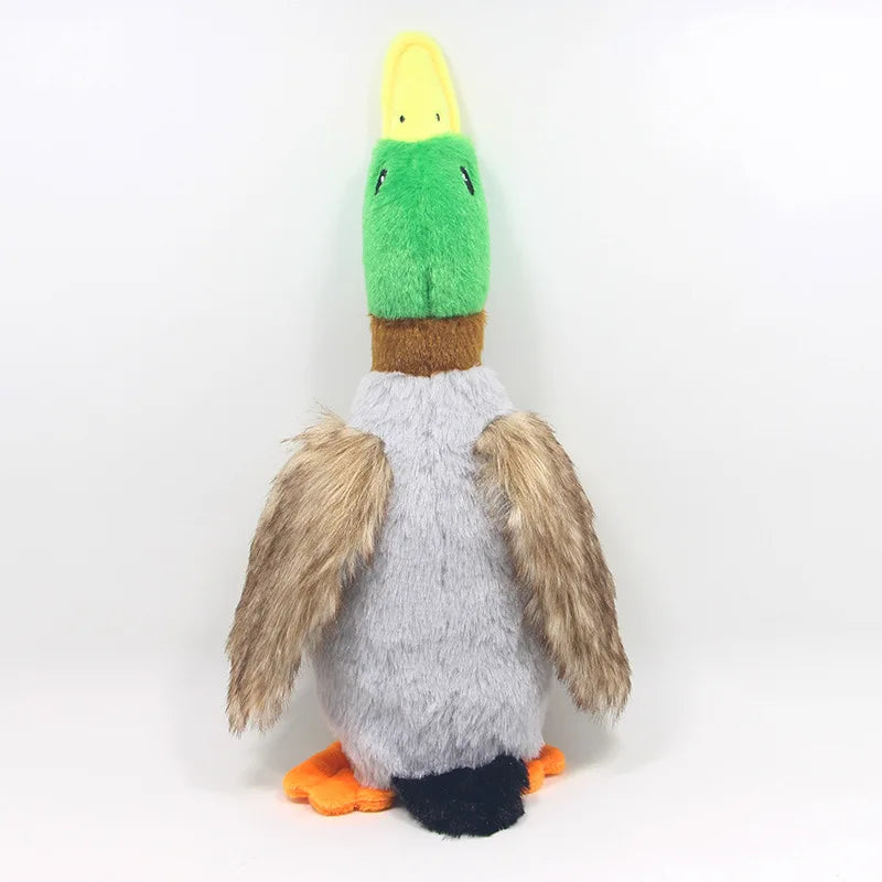 Dailypets Plush Squeaky Dog Toy Duck Design Daily Play