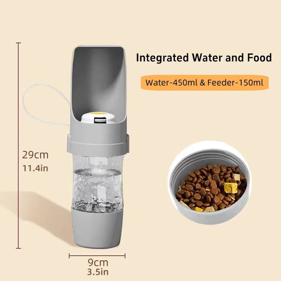 Dailypets EasyCarry Dog Bottle – Portable Drink & Food Dispenser