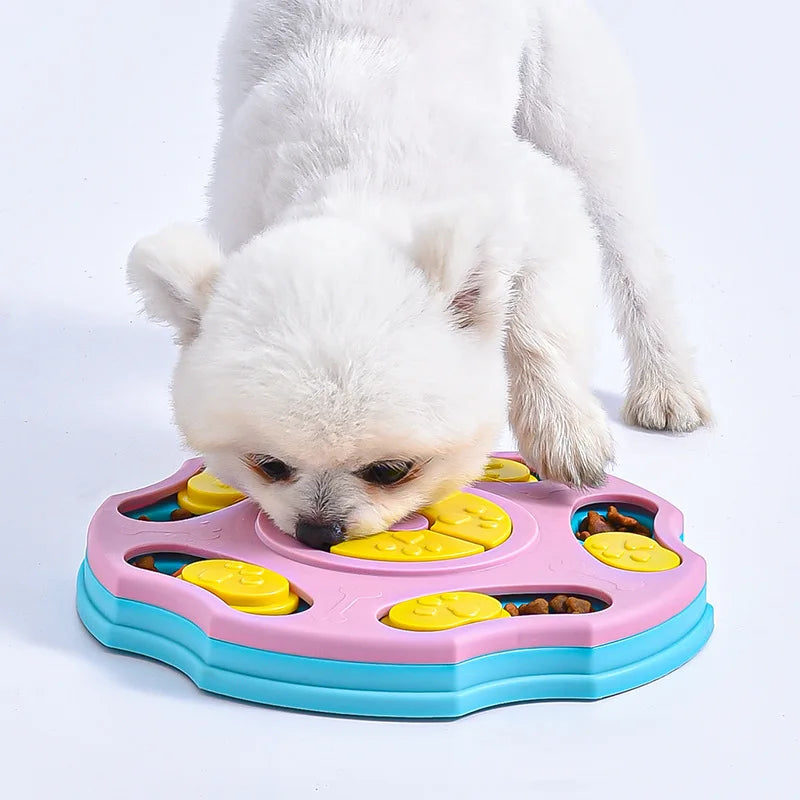 Dailypets Dog Treat Puzzle Feeder – Interactive Slow Food Tray