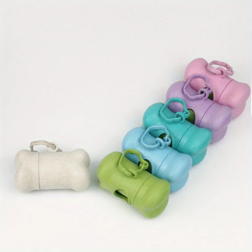 Dailypets Bone Poop Bag Dispenser – Clip-On Holder for Dog Walks