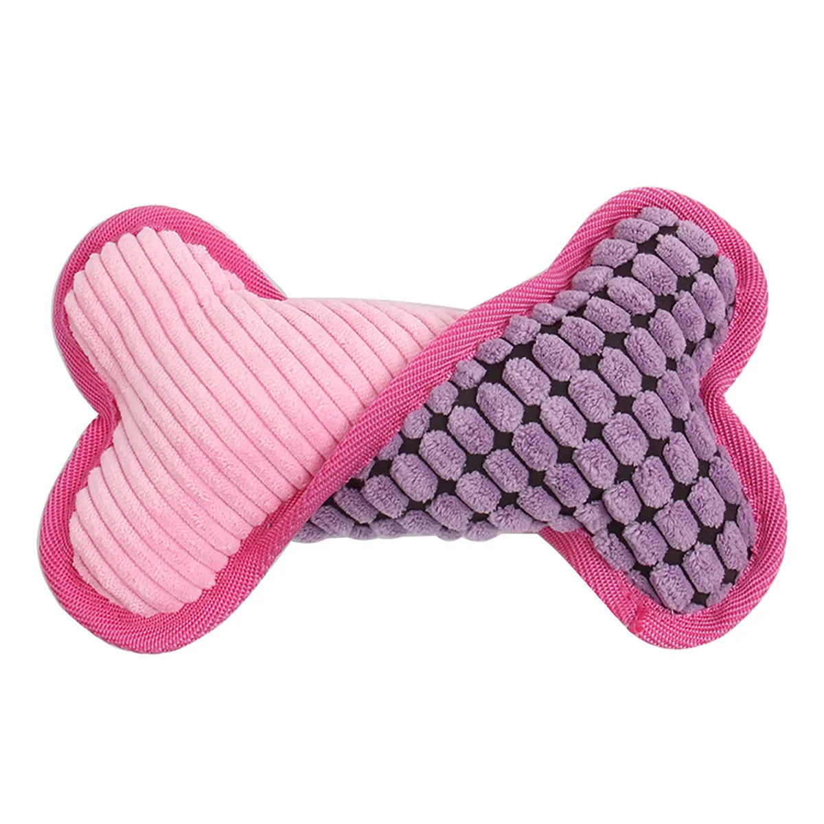 Dailypets Plush Squeaky Dog Toy for Light Chewers
