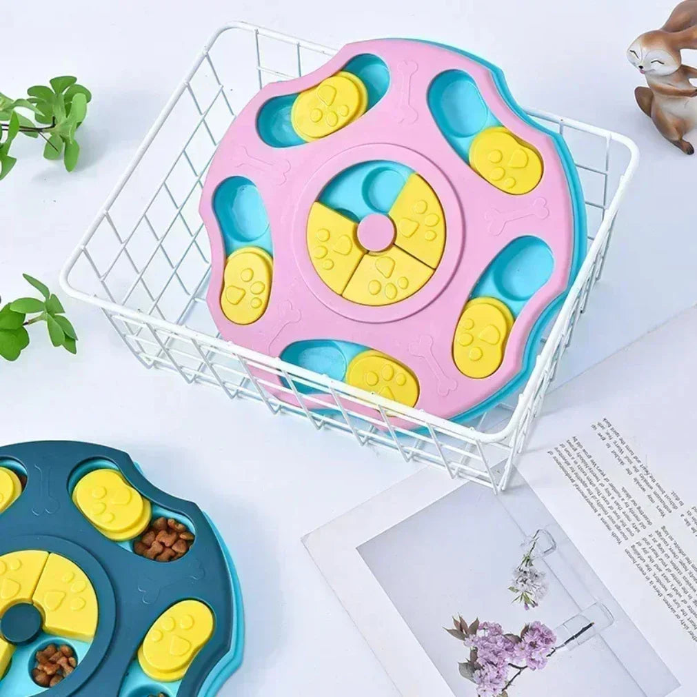 Dailypets Dog Treat Puzzle Feeder – Interactive Slow Food Tray