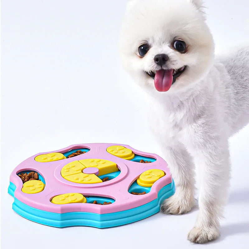 Dailypets Dog Treat Puzzle Feeder – Interactive Slow Food Tray