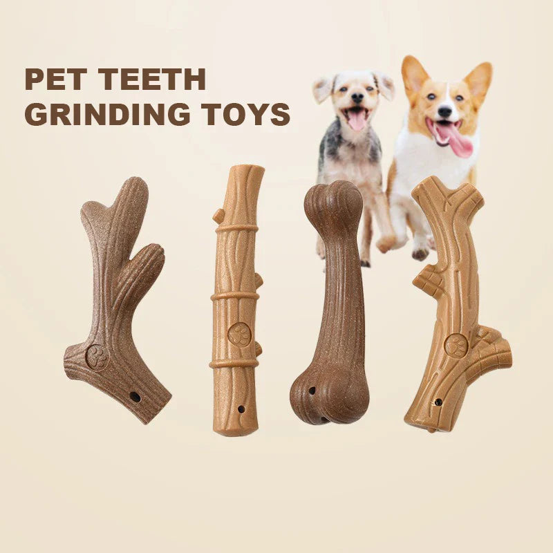 Dailypets Woodland Chew Stick Dog Toy – Assorted Branch & Bone Designs