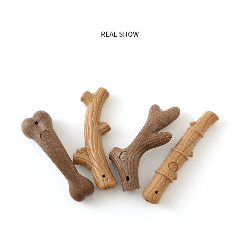 Dailypets Woodland Chew Stick Dog Toy – Assorted Branch & Bone Designs