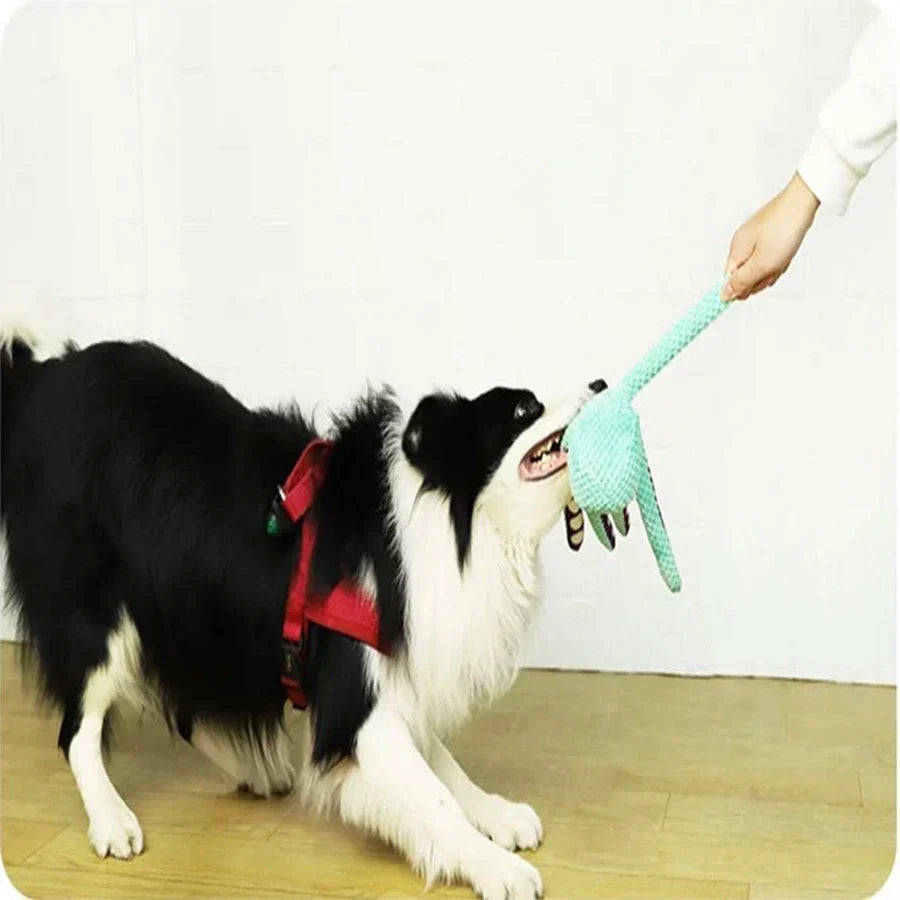 Dailypets Plush Squeaky Dog Toy 32cm Octopus Dog Plush