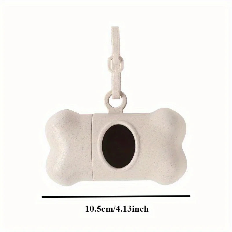 Dailypets Bone Poop Bag Dispenser – Clip-On Holder for Dog Walks